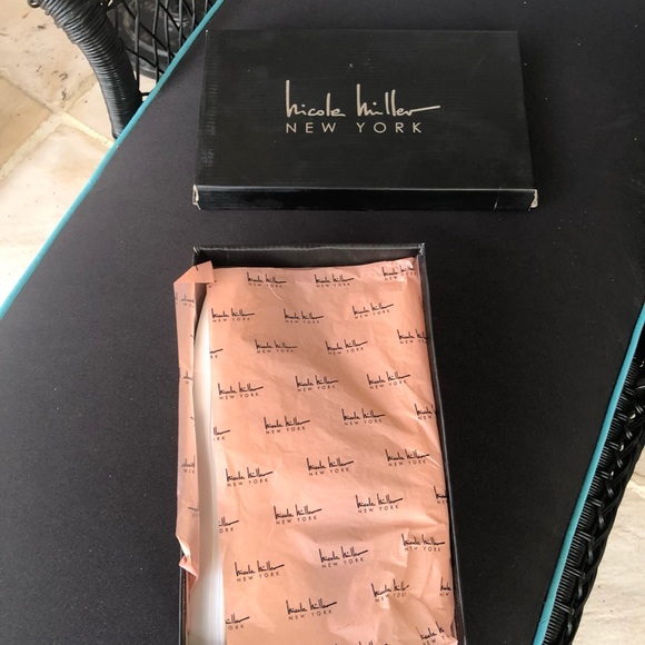 NICOLE MILLER Tonnille Raffia Slip On Sneakers 9 NIB - Picture 8 of 14